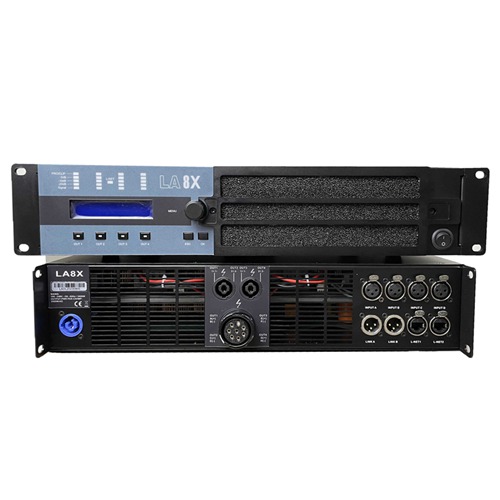 LA8X  4 x2000w 8Ohm digital power amplifier with DSP