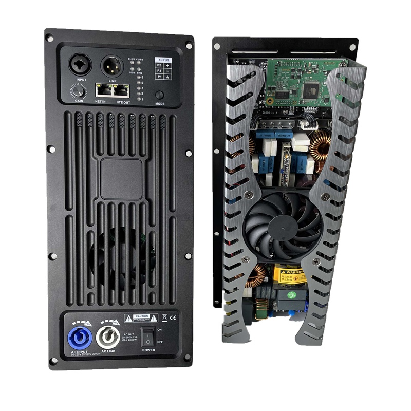 DSP280 2x800W amplifier mould with DSP